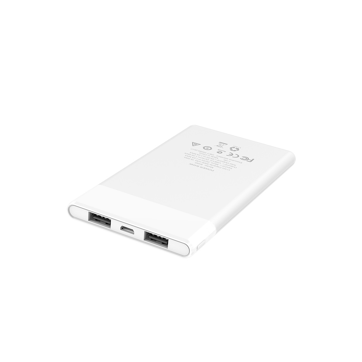 Pin Sạc Dự Phòng Hoco B35D Dung Lượng 5000mAh 2 Cổng USB  + Tăng Đèn Led Nhiều Màu - Chính Hãng