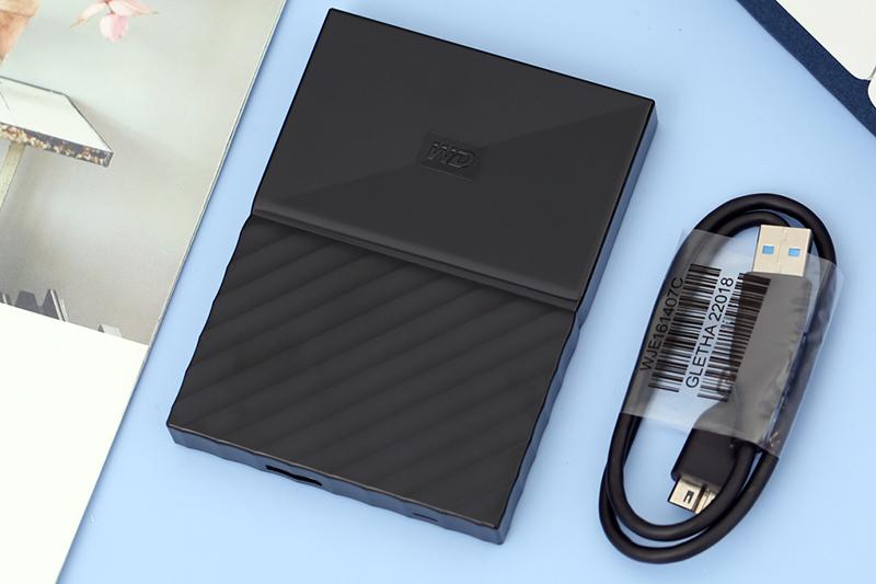 Ổ cứng HDD 1TB WD My Passport Đen - Hàng chính hãng