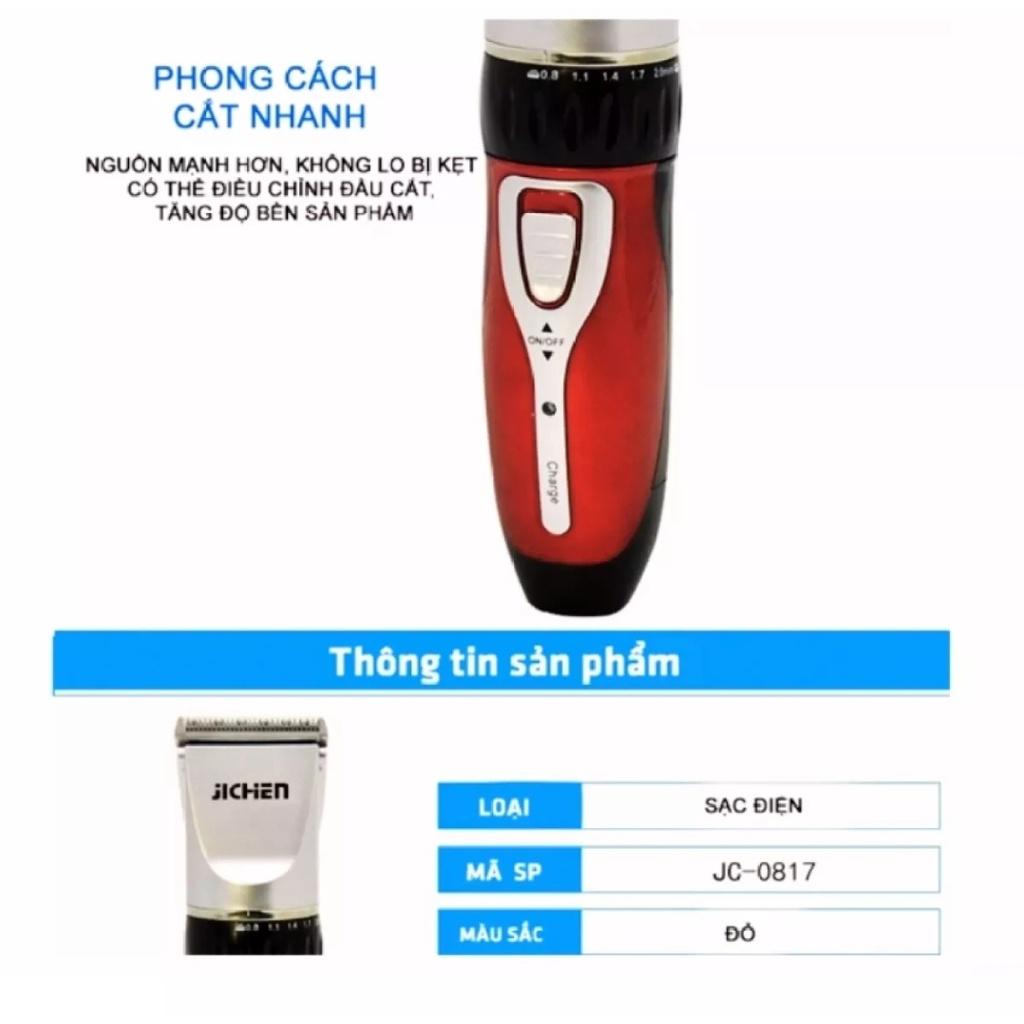 Tông đơ cắt tóc cho Gia Đình người lớn trẻ nhỏ hiệu JC 0817, máy cắt tóc, máy hớt tóc cao cấp