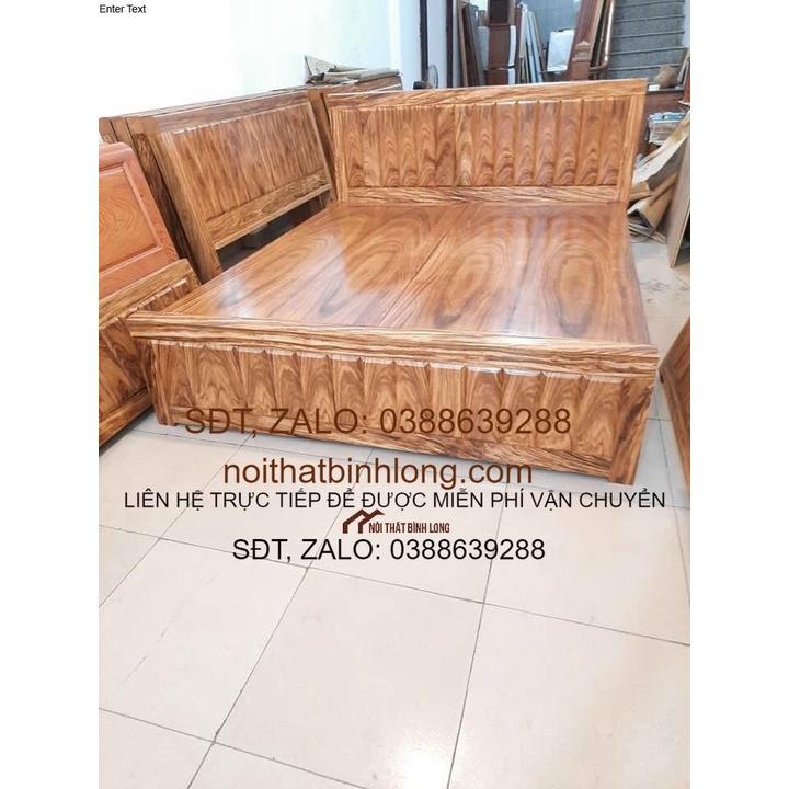 Giường ngủ gỗ hương xám m8x2m
