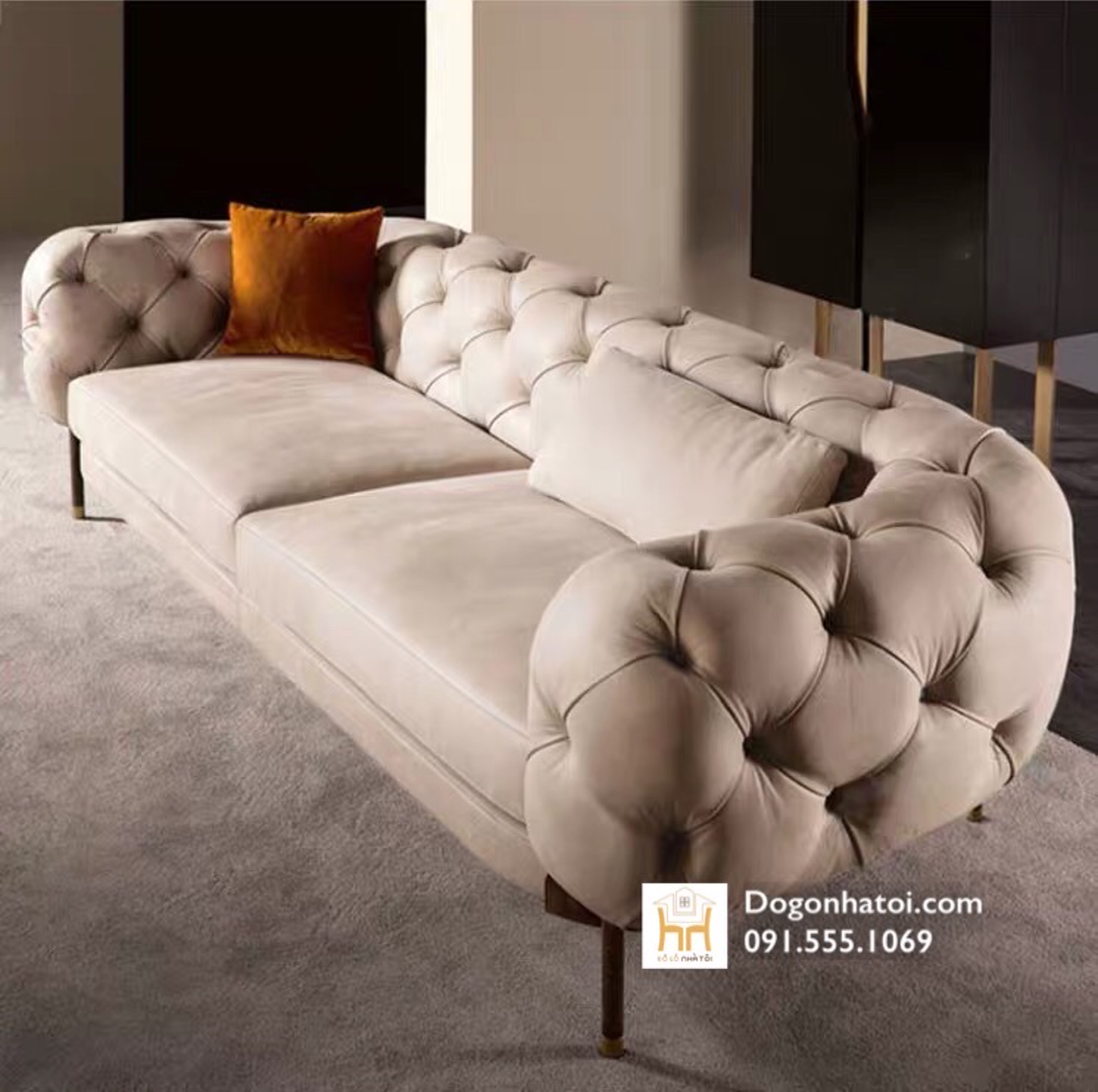 Mẫu Ghế Sofa Đẹp Cho Phòng Khách SF405 - Đồ Gỗ Nhà Tôi