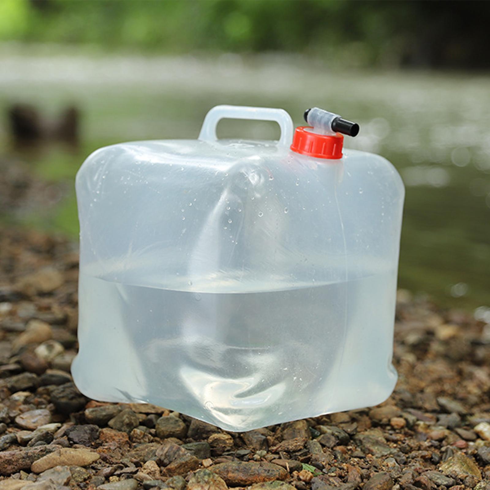 Collapsible Water Container Jug 10L Bucket for Outdoors Drinking Bath Water
