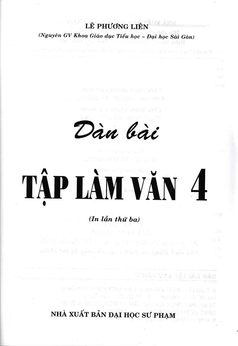 Dàn Bài Tập Làm Văn 4 _HA