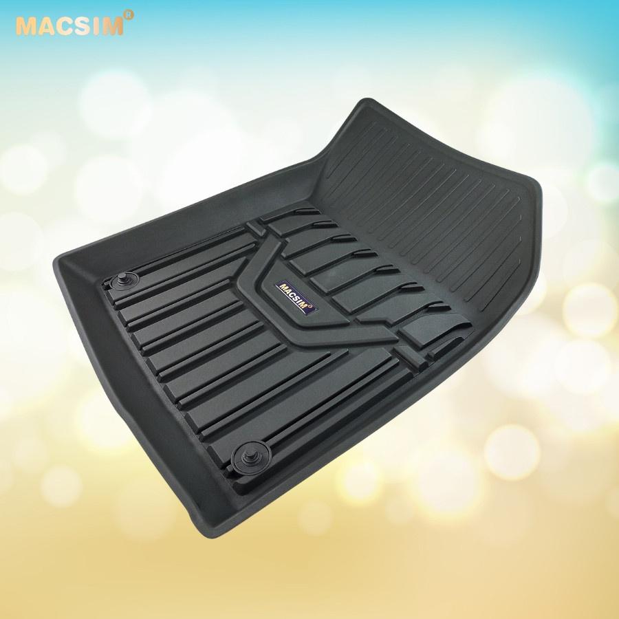 Thảm lót sàn xe ô tô Volvo XC60 2018- nay nhãn hiệu Macsim - chất liệu nhựa TPE đúc khuôn cao cấp - màu đen