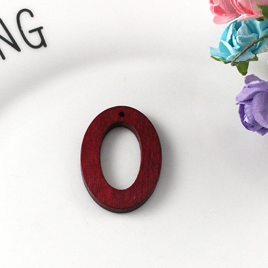 20 Pieces Oval Wooden Earrings Pendants DIY Jewelry Making Charms