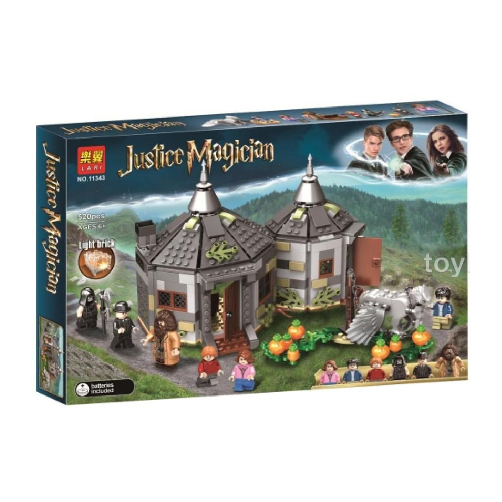 LRI 11343 Cuộc giải cứu Bằng Mã tại nhà bác Hagrid - Đồ chơi Xếp hình Mô hình Harry Potter 75947 BLA