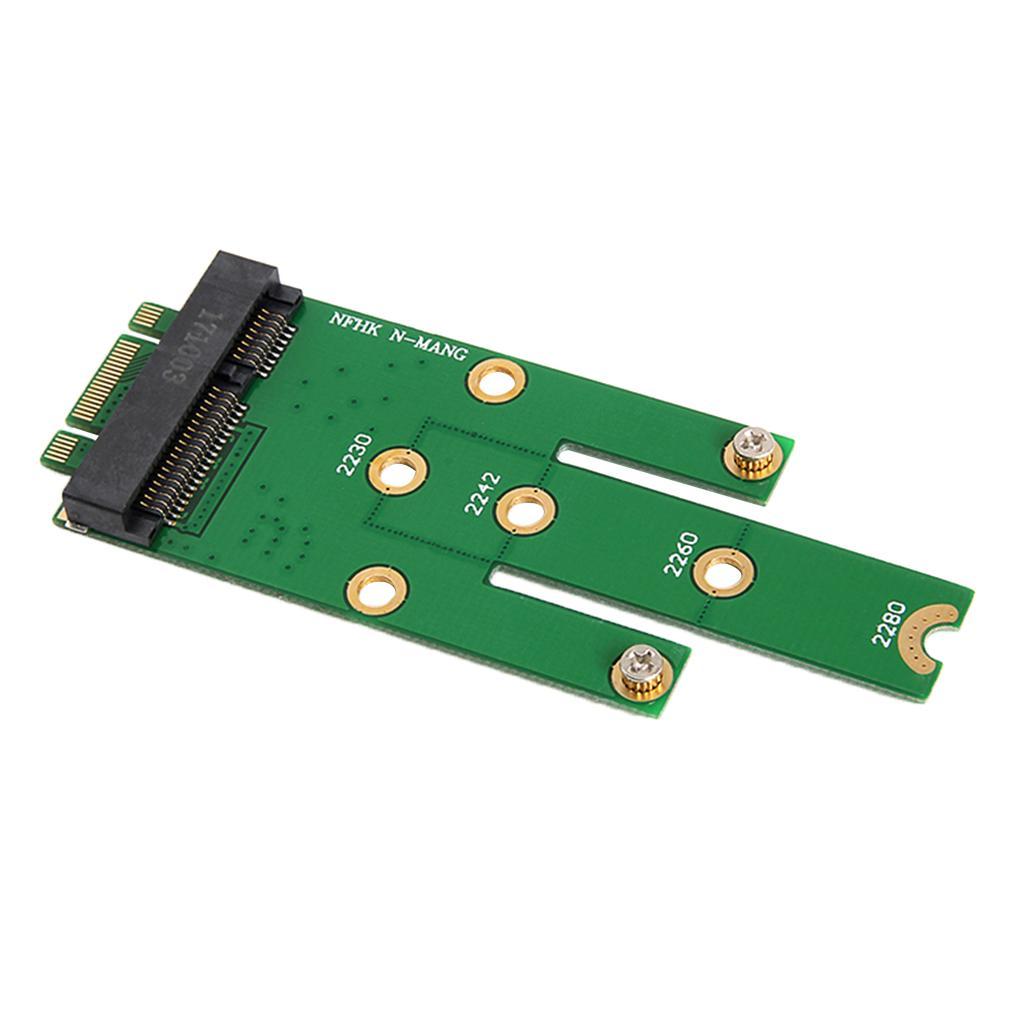 MSATA PCI-E 3.0 SSD to M.2 B Interface Adapter Card for Desktop PC