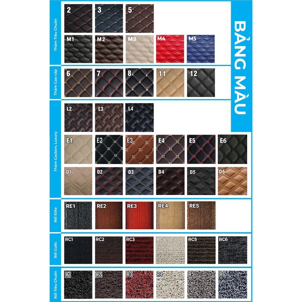 Thảm Lót Sàn Xe kia SOLUTO đời 2019-2022, Thảm 5D mẫu da cao cấp, kết hợp rối sàn, Chuẩn Phom, Đa Dạng Mẫu mã