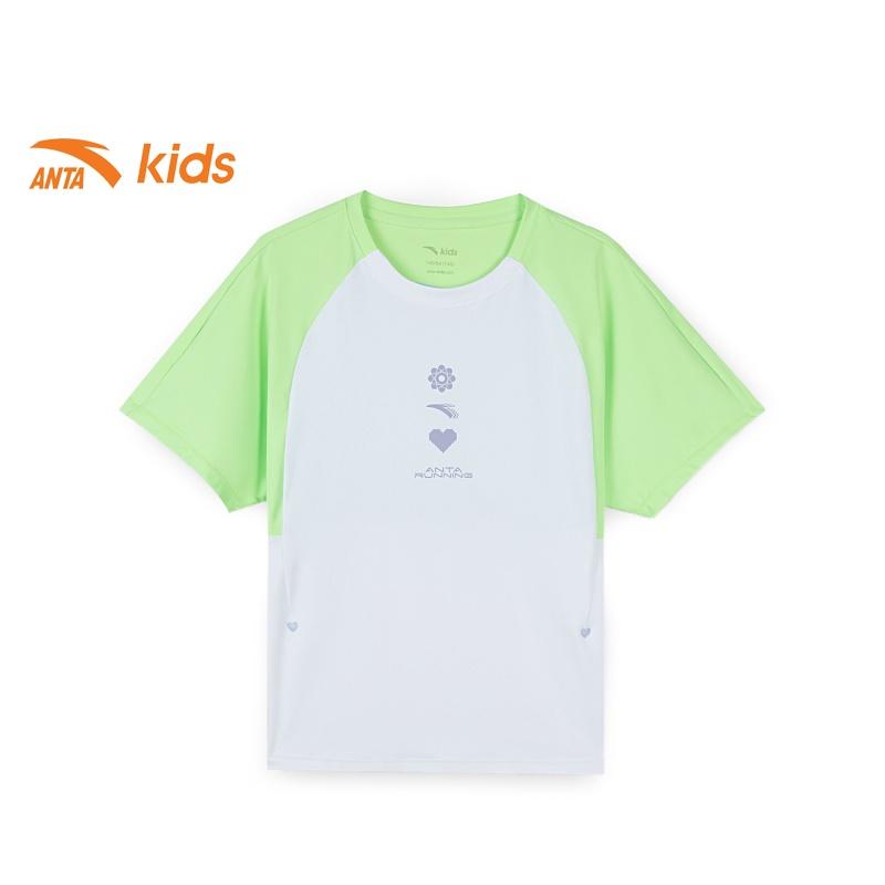Áo phông bé gái Anta Kids co giãn 4 chiều, thấm hút mồ hôi nhanh, thoáng khí 362325140