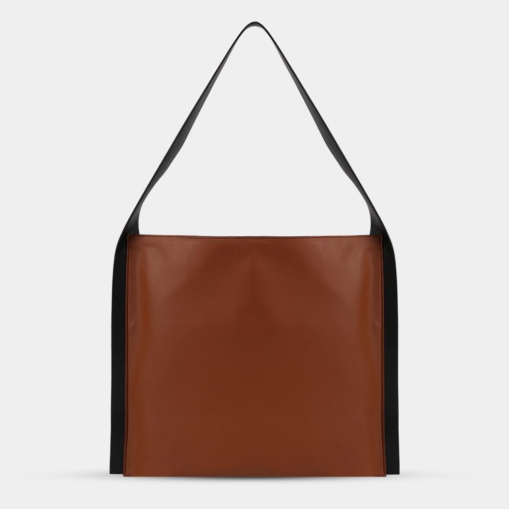 Túi xách PAPER Tote Bag màu cam đất phối dây đen - CHAUTFIFTH