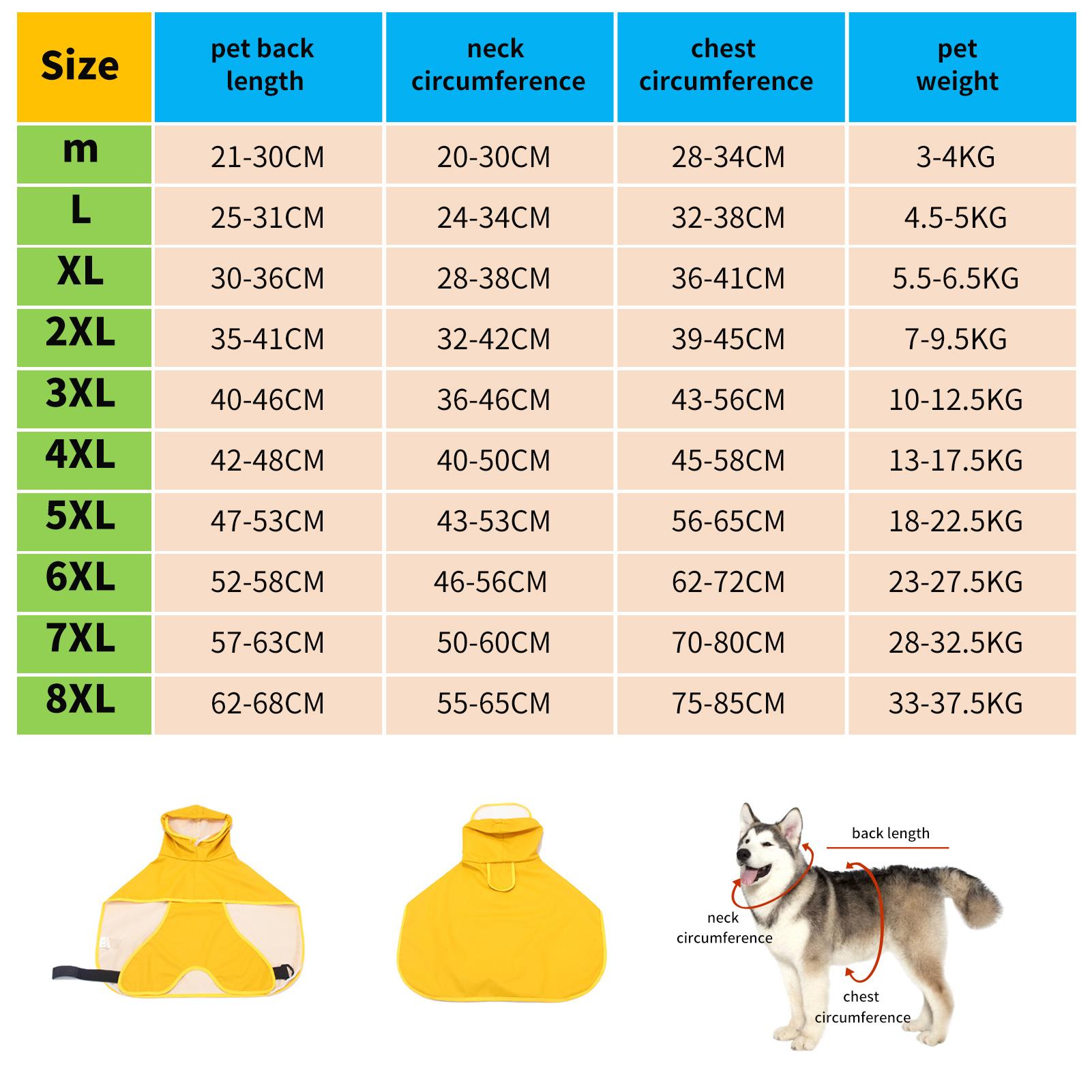 Áo mưa cho chó có mũ trùm đầu