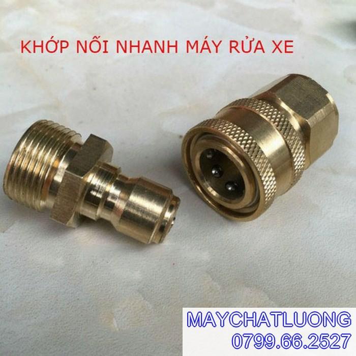 BỘ NỐI NHANH ĐỒNG THAU 22MM