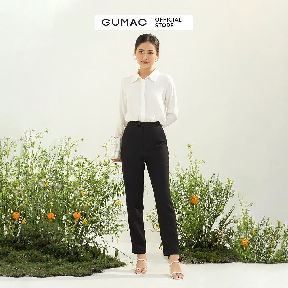 Quần tây nữ GUMAC QC03060 form cơ bản thời trang công sở