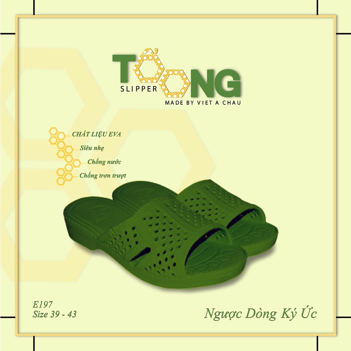 Dép tổ ong XANH RÊU nhựa EVA siêu bền, siêu nhẹ, chống trơn trượt, đế dày (FORM LỚN ĐẶT LÙI 1-2 SIZE) Dép Nam Nữ Nhiều Màu Sắc
