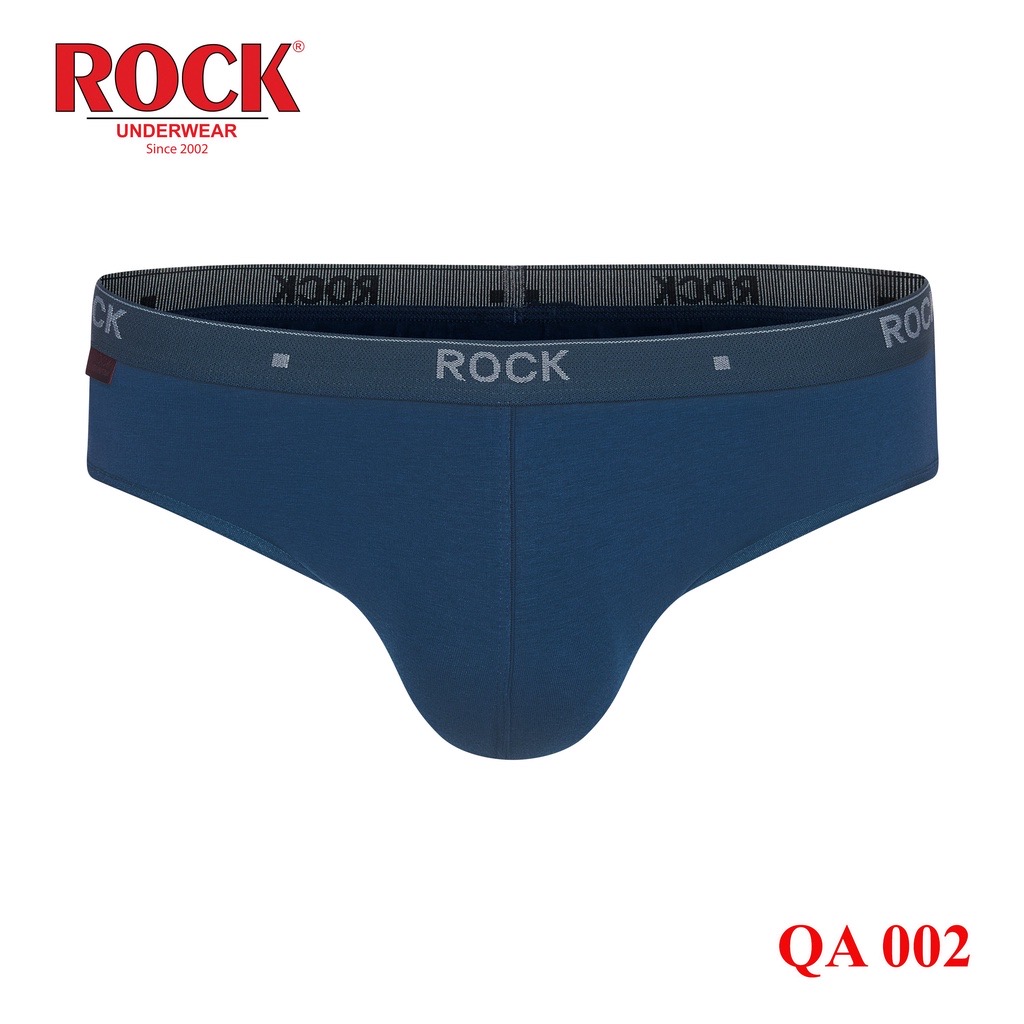 Quần lót nam cao cấp ROCK mềm mại QA 1002,lưng thun to bản in logo thương hiệu ROCK nổi bật