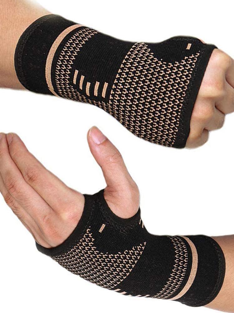 Vòng tay Thể thao nén tay áo tay tay hỗ trợ găng tay bàn tay đàn hồi Color: L