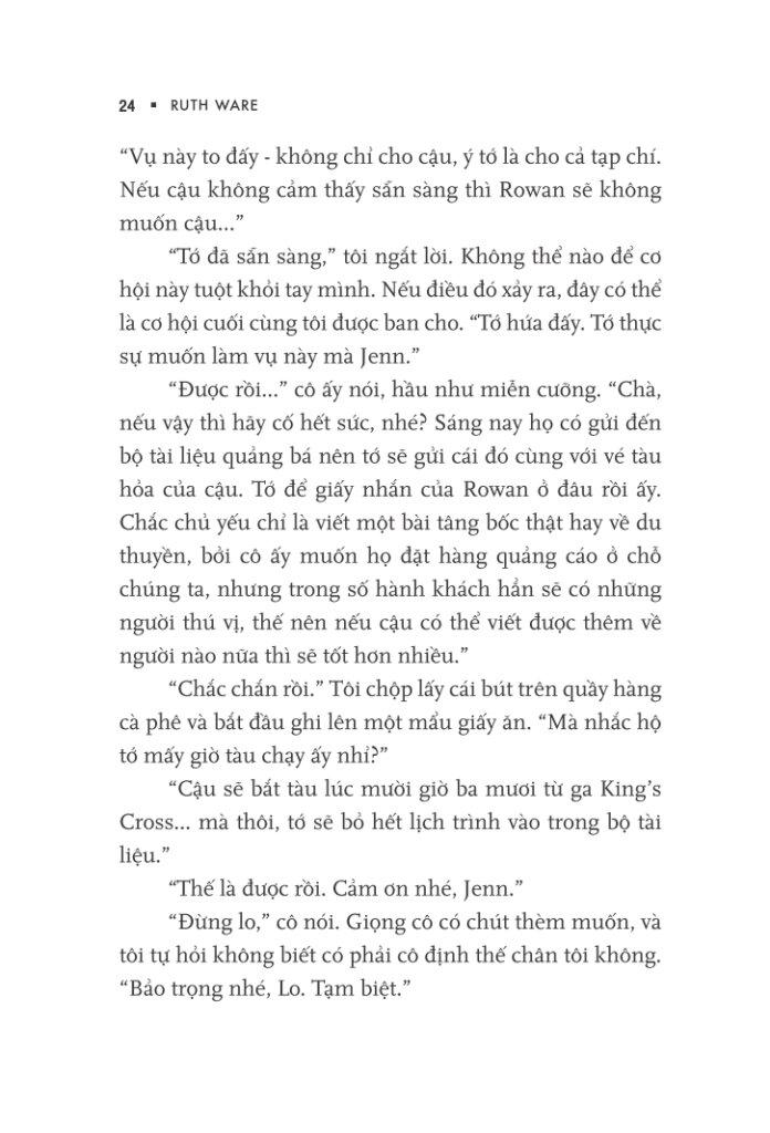 Sách Cô Gái Trong Cabin Số 10