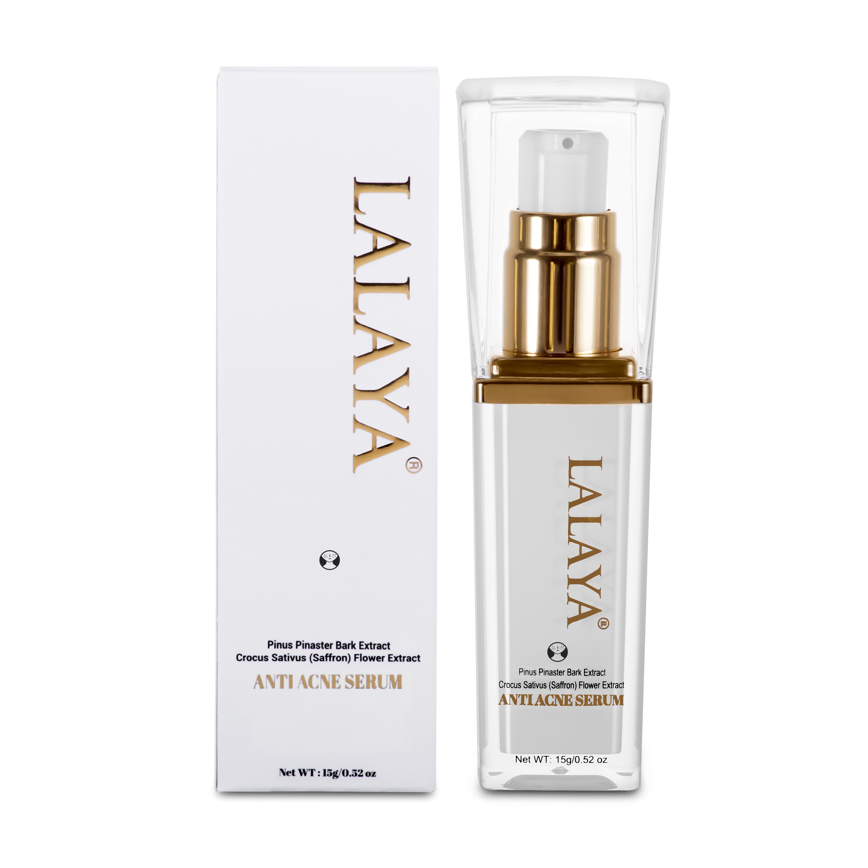 Serum giảm mụn mờ vết thâm - ngăn ngừa mụn ẩn và mụn đầu đen LALAYA ANTI ACNE SERUM LLY02