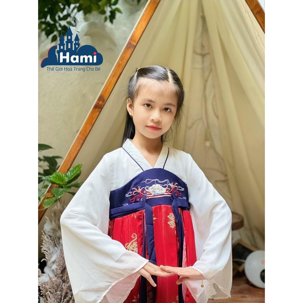 Đầm Sen Đỏ Bé Gái