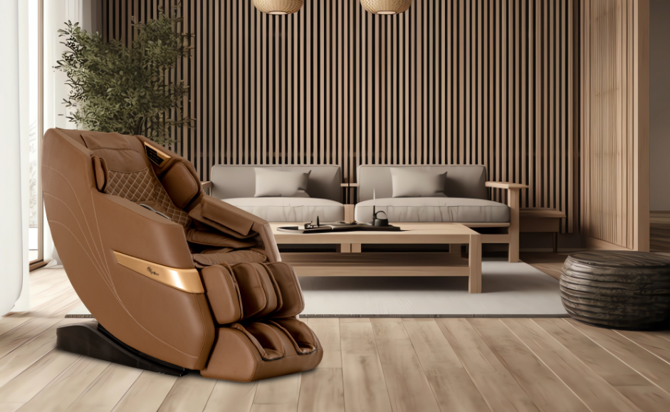 Ghế Massage Toàn Thân ELIP O3 - Công nghệ mát xa 4D, Matxa không trọng lực, Con lăn silicon êm ái, Da ghế bền bỉ
