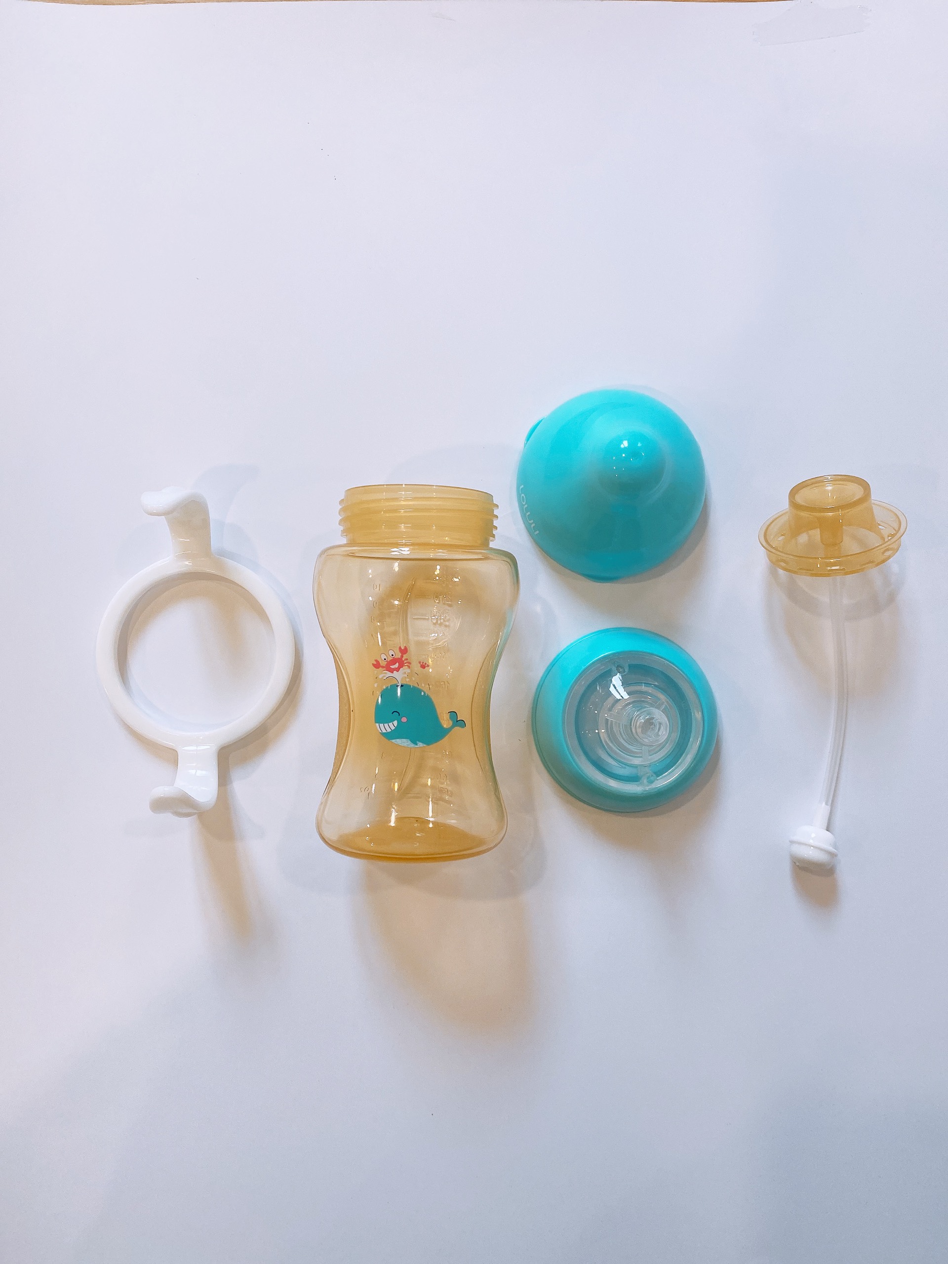 Bình Sữa Loluli PP Cổ Rộng Chống Sặc Cho Bé Chính Hãng - 300ml