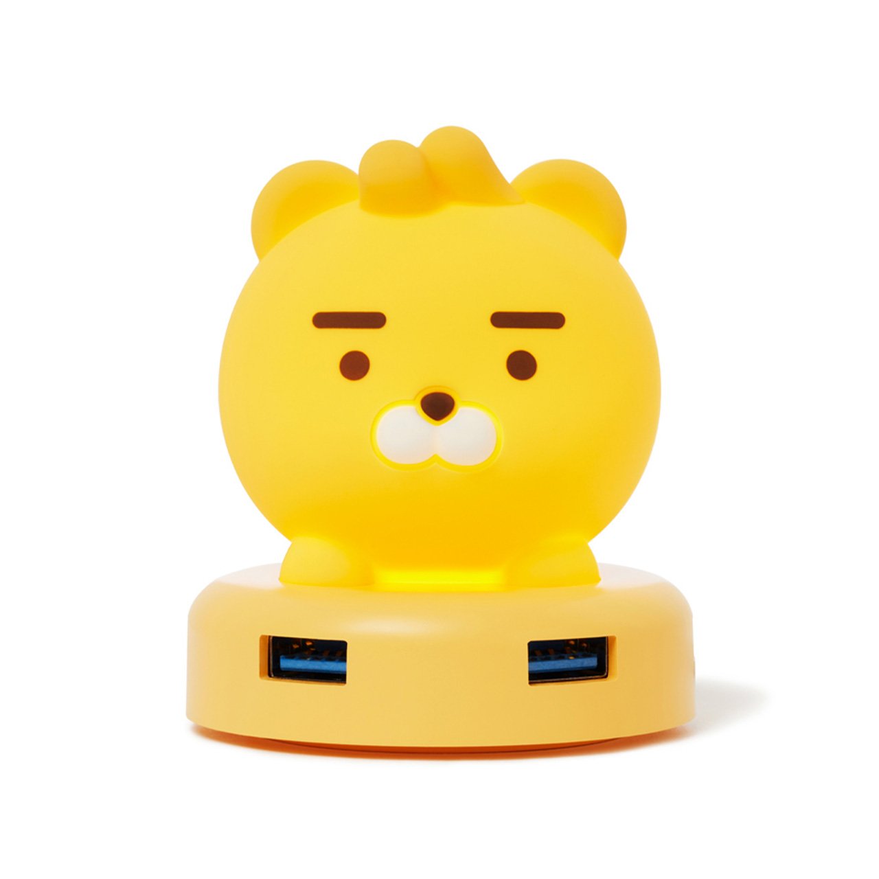 Cổng Sạc USB Kèm Đèn Ryan Kakao Friends Hàng Chính Hãng