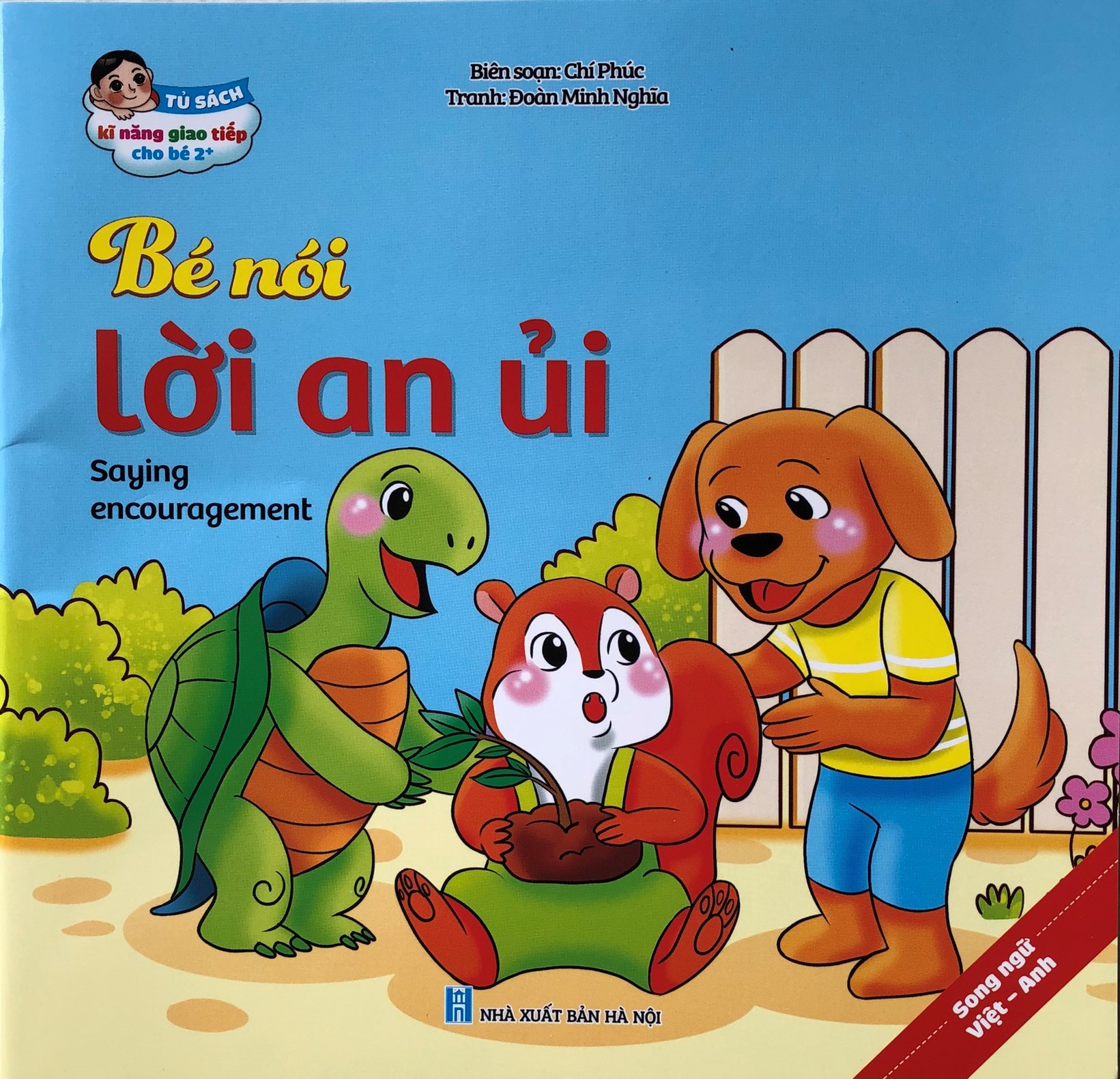 Một Cuốn Trong Trọn Bộ 10 Cuốn Truyện Tranh Kỹ Năng Giao Tiếp Cho Bé Song Ngữ Việt Anh