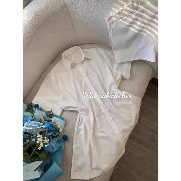 Set áo sơmi quần short Wabisabi N1904