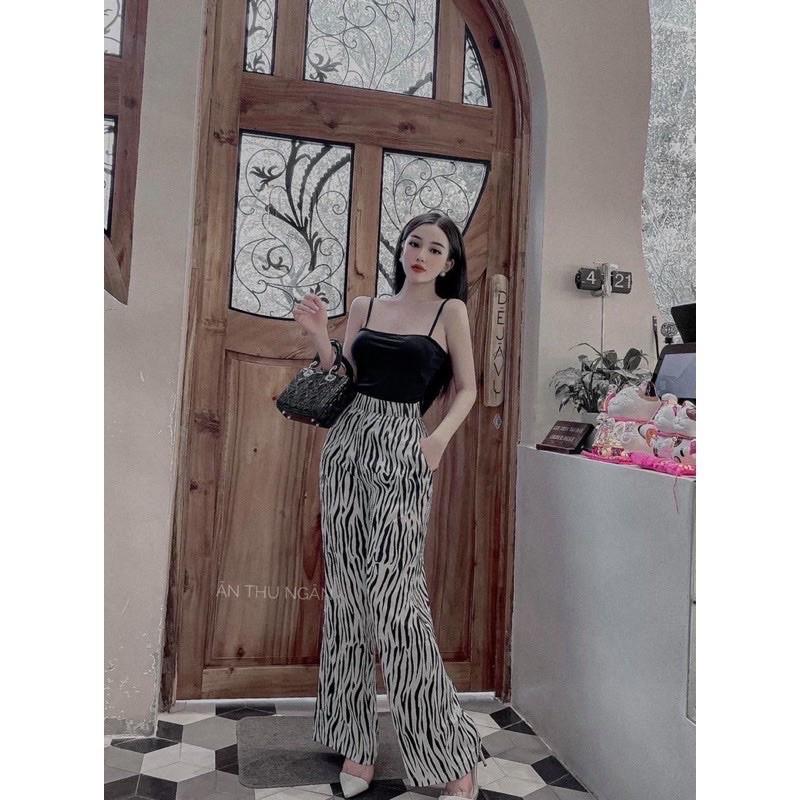 015 - SET ÁO 2S ĐEN QUẦN DẬP LI RẰN RI