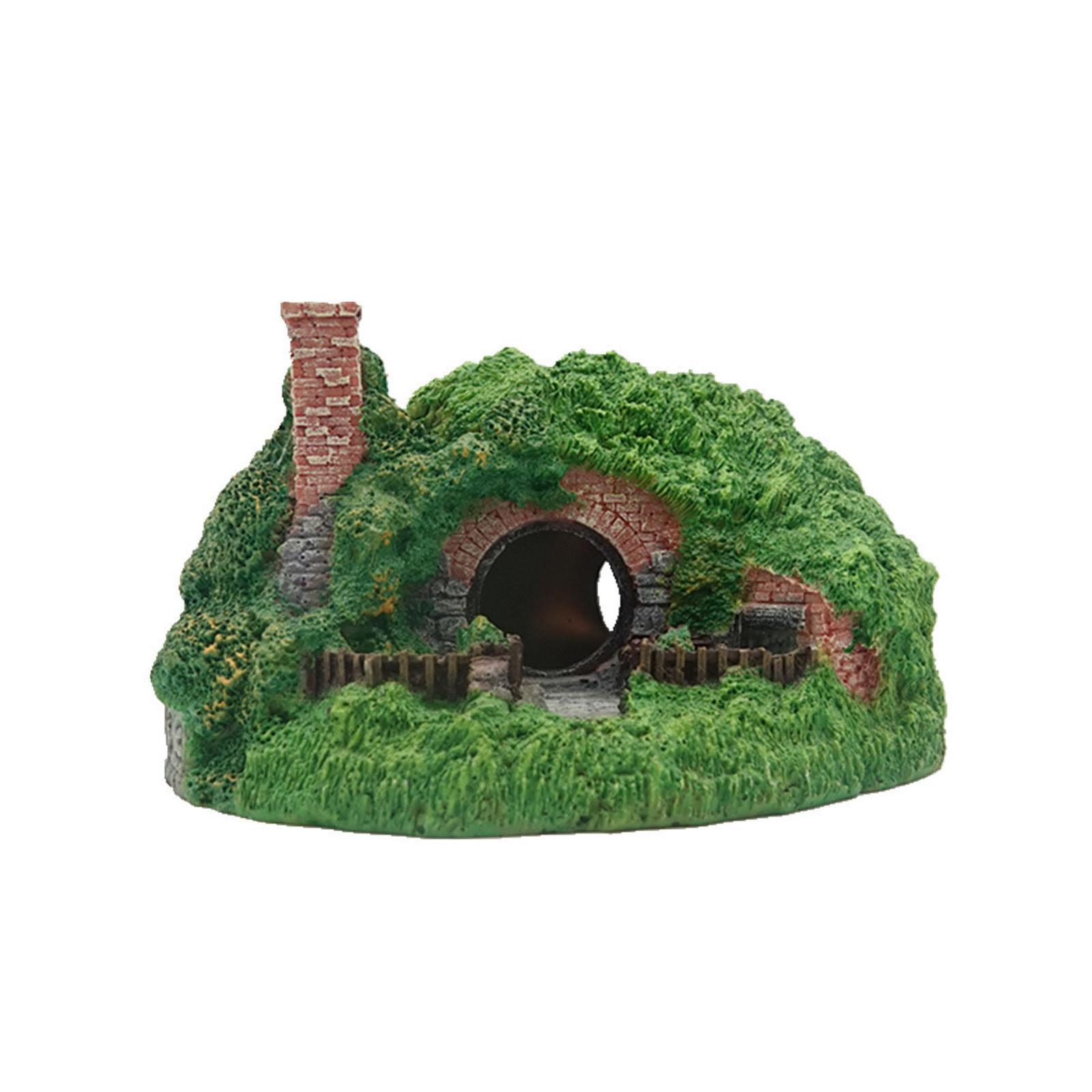 Aquarium Cave Cave Hideout for Amphibians Supplies Habitat Decor Hiding Cave