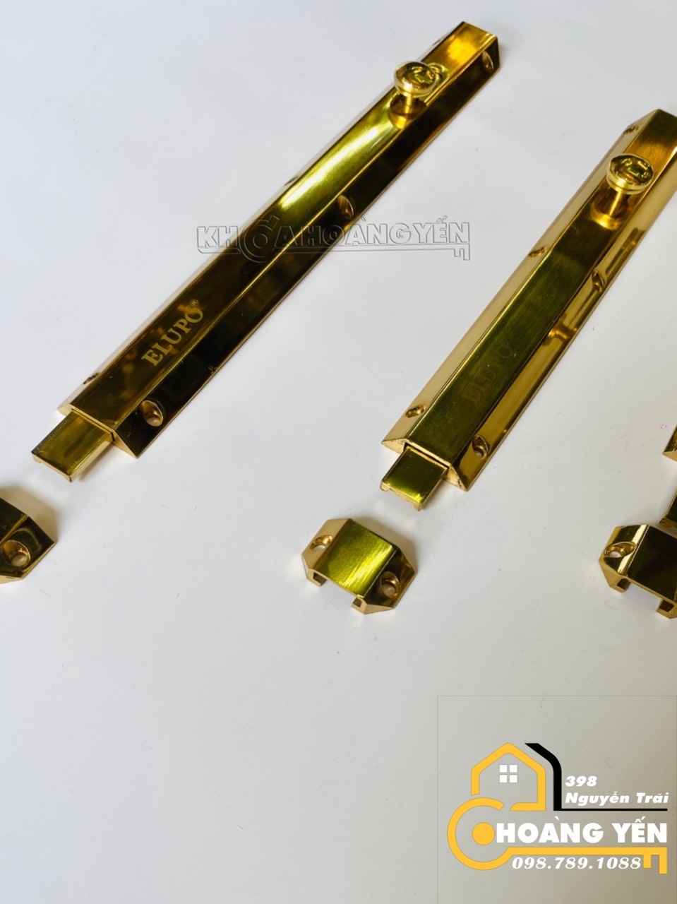 Chốt cửa không khóa bằng đồng 60cm cho cửa gỗ