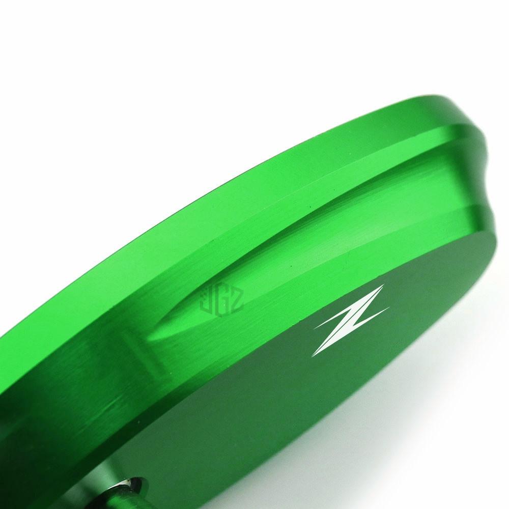 Z Gương Chiếu Hậu Hình Oval Bằng Nhôm CNC Cho Xe Mô Tô Kawasaki Z250 Z400 Z650 Z750 Z800 Z900 Z1000