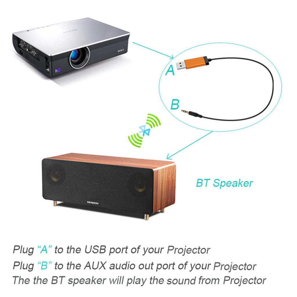 Aux 3.5mm Blutooth Wireless For PC Audio Bluetooth Receiver Adapter