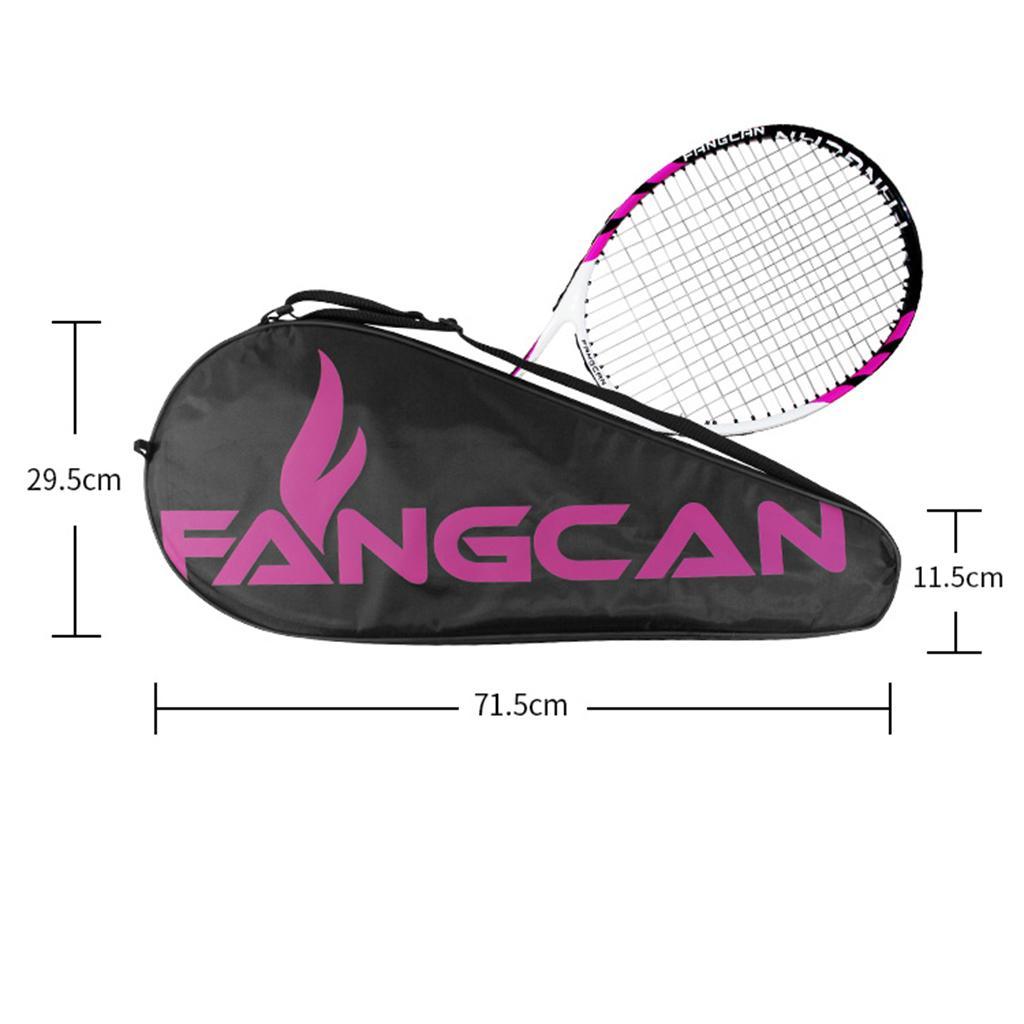 2x Lightweight Tennis Racquet Bag Single Racket Cover Holder Carrying Pack