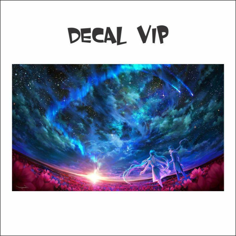 Tranh dán hồ cá  - thủy sinh