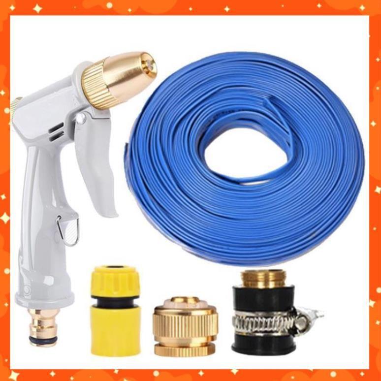 Bộ dây vòi xịt nước tưới cây rửa xe,tăng áp 3 lần, loại 15m  206846
