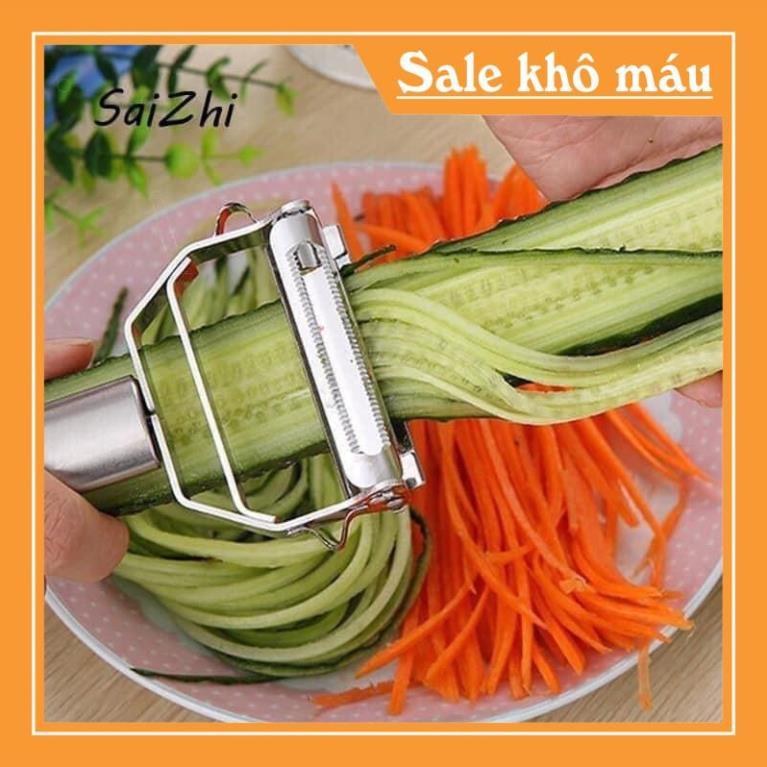 Nạo củ quả inox đa năng 3 trong 1 có thể bào sợi