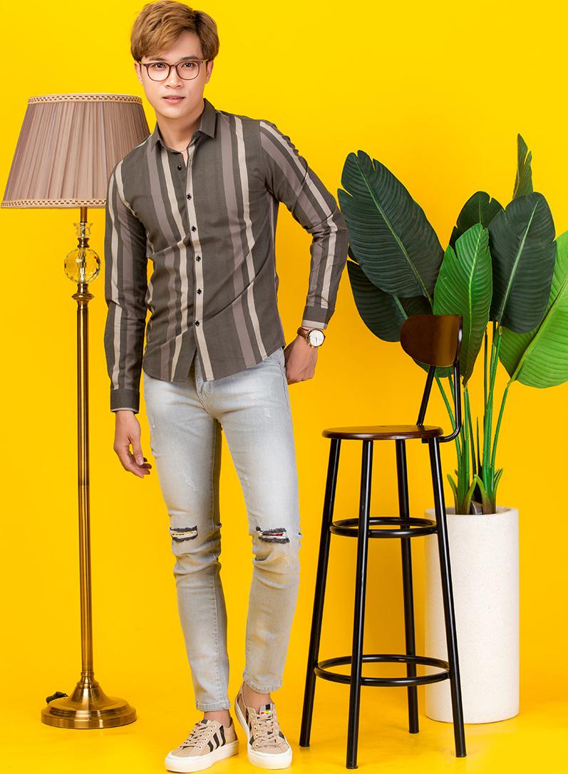 Aó sơ mi Caro TITISHOP SM1148 Ngoại nhập