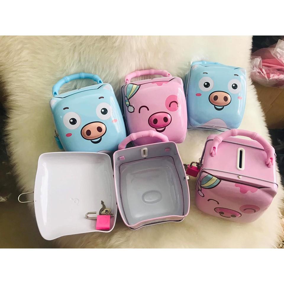 KÉT SẮT TIẾT KIỆM HÌNH CHÚ HEO CUTE