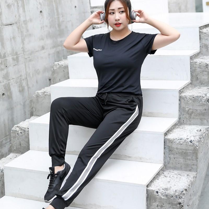 Quần Jogger Nữ - Quần Thể Thao Ống Rộng Co Giãn Phong Cách Hàn Quốc