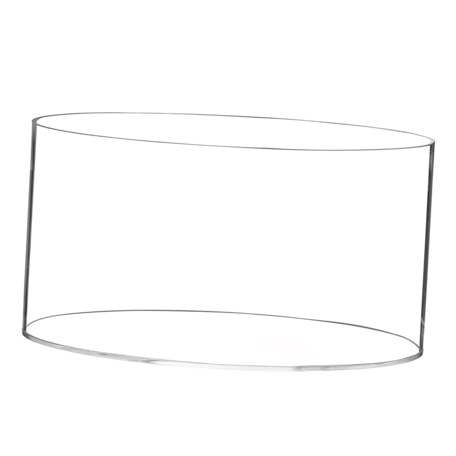 Acrylic Vase Clear Modern Flowerpot Round Planter for Gift Weddings Birthday