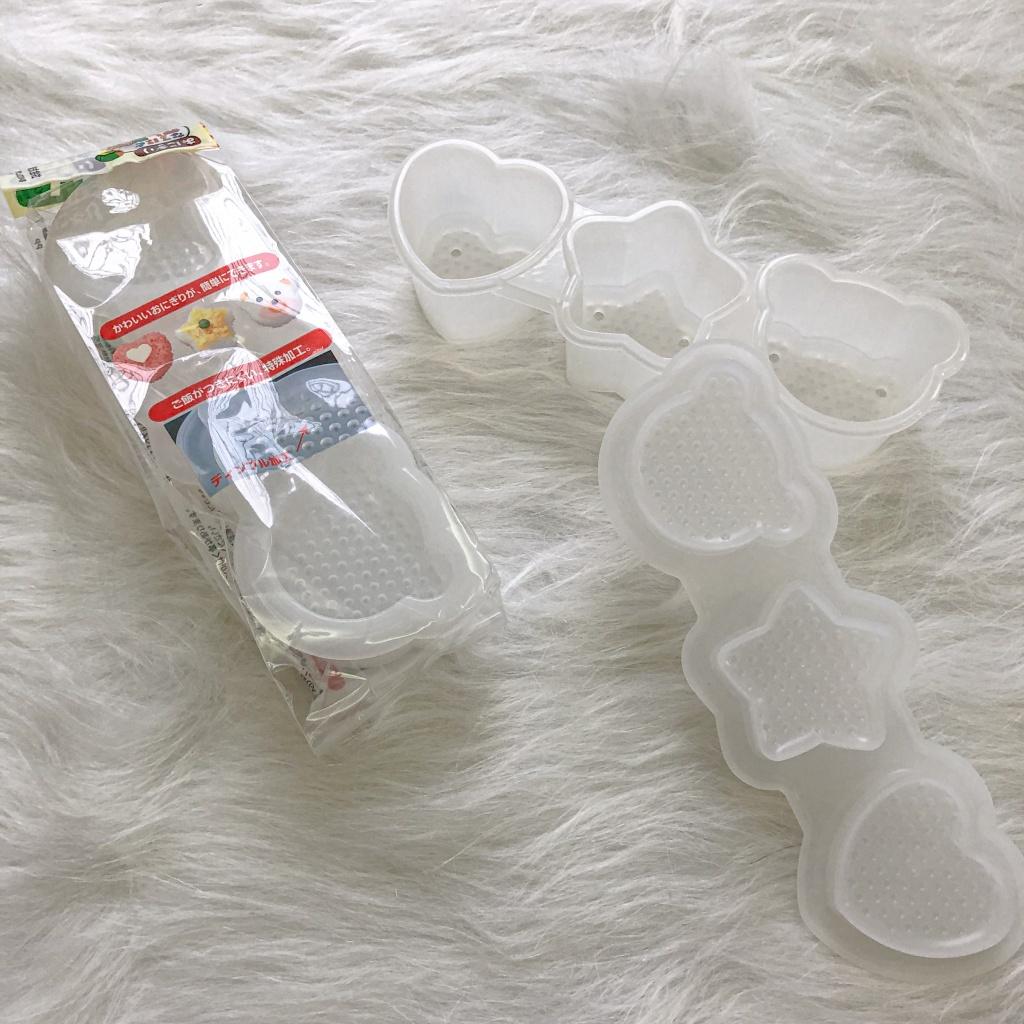 Set 3 khuôn tạo hình đồ ăn dặm cho bé Nhật Bản - Amina