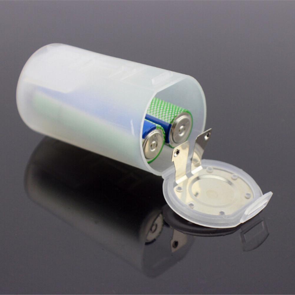1 Cái Trắng 2 AA Đến D Kích Thước Pin Chuyển Đổi Adapter Switcher Bộ Chuyển Đổi Trắng Giá Sỉ