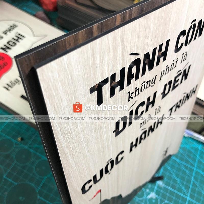 tạo động lực mẫu câu &quot;Thành công không phải đích đến mà là cuộc hành trình