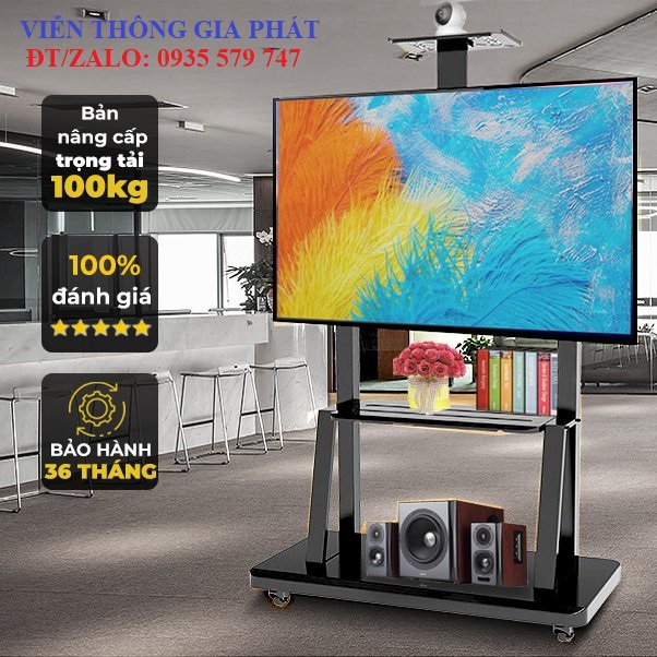 Khung Treo Tivi Di Động-Giá Treo Tivi Di Động Có Bánh xe Từ 32-70INCH