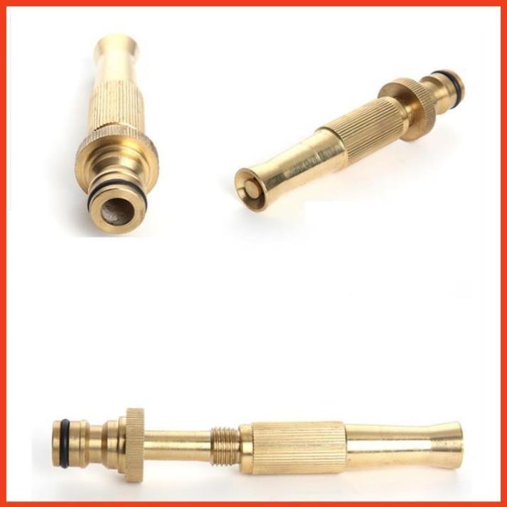 Bộ dây vòi xịt nước rửa xe, tưới cây . tăng áp 3 lần, loại 3m, 5m 206587 cút sập,nối nhựa vàng+ tặng mở chai