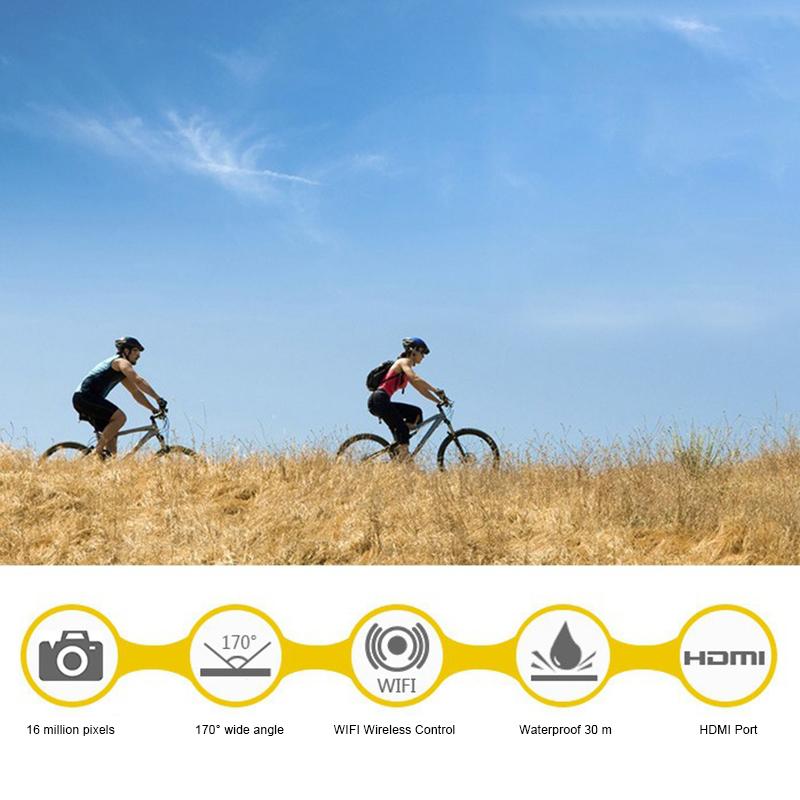 Camera Hành Động 4k Thể Thao HD Video Thể Thao Camera Hành Động Chống Thấm Nước Góc Nhìn Rộng Xe Đạp Camera Ngoài Trời