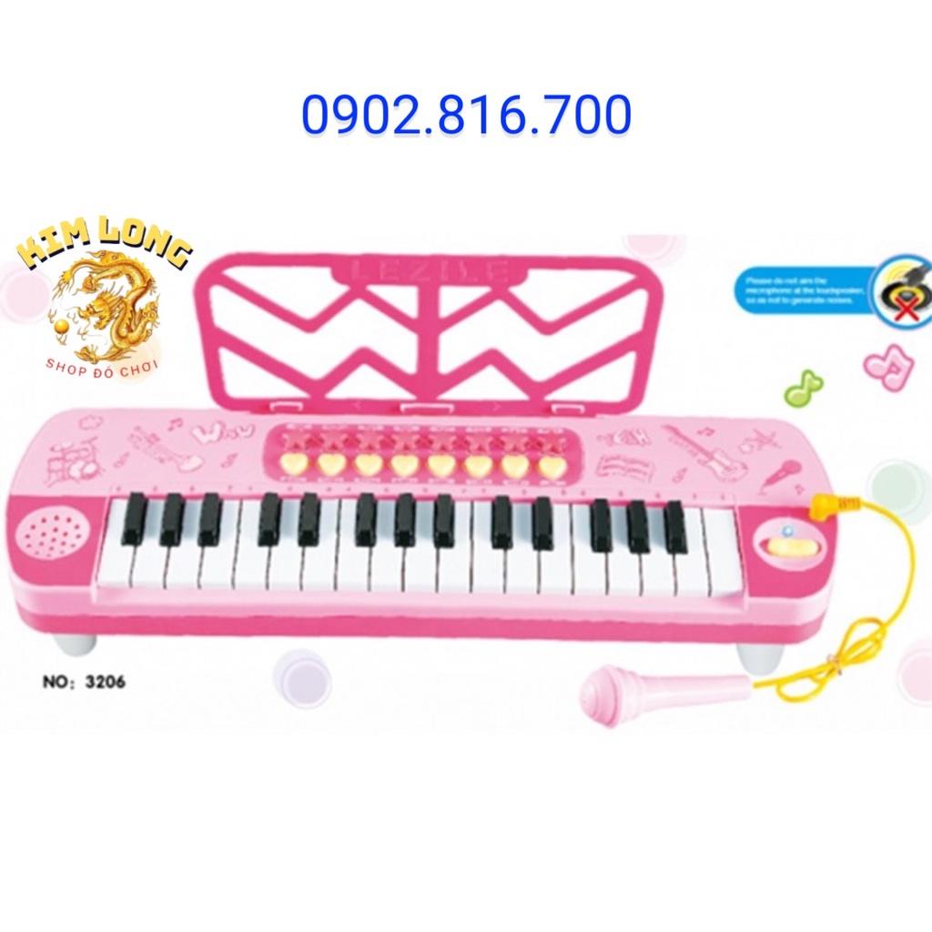 Đồ chơi đàn Organ điện tử phát âm thanh kèm Micro cho bé 3206