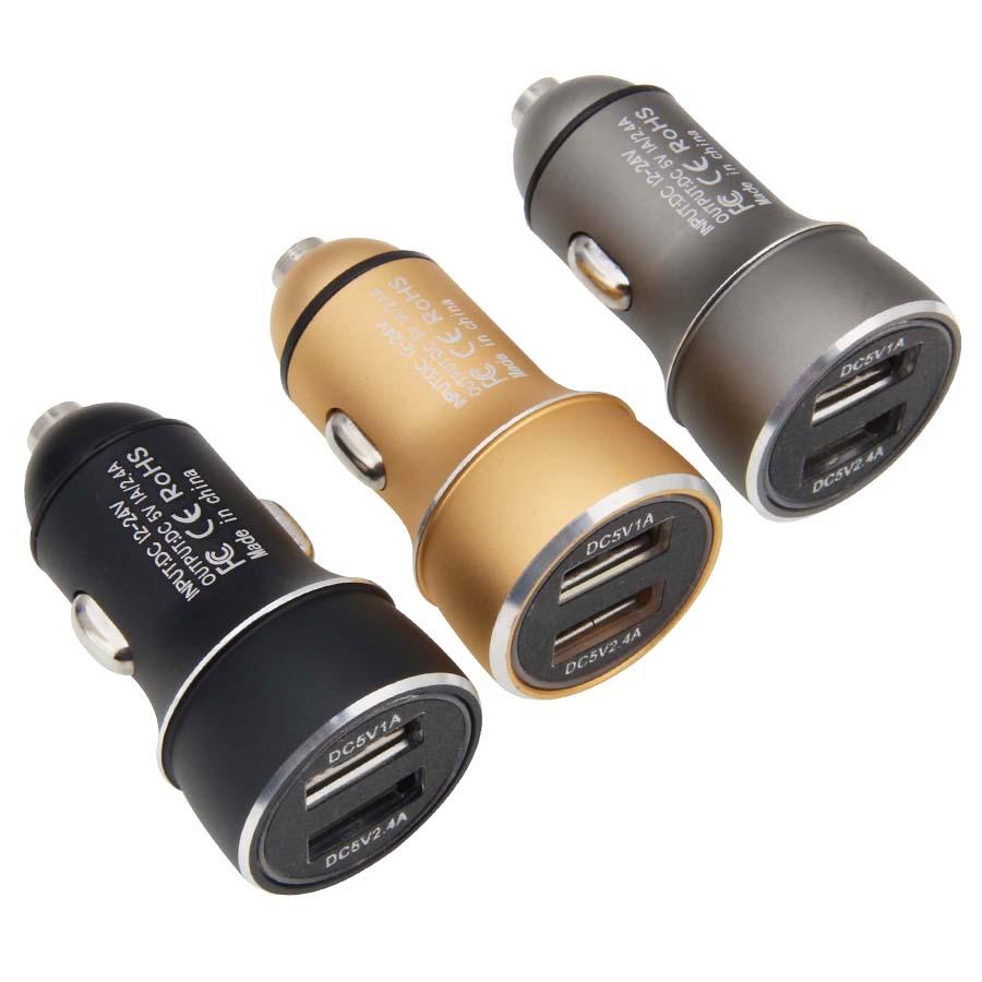 Bộ sạc ô tô Bộ điều hợp kép USB DC 5V 2.4A để sạc điện thoại cho điện thoại di động chất lượng cao 50 %