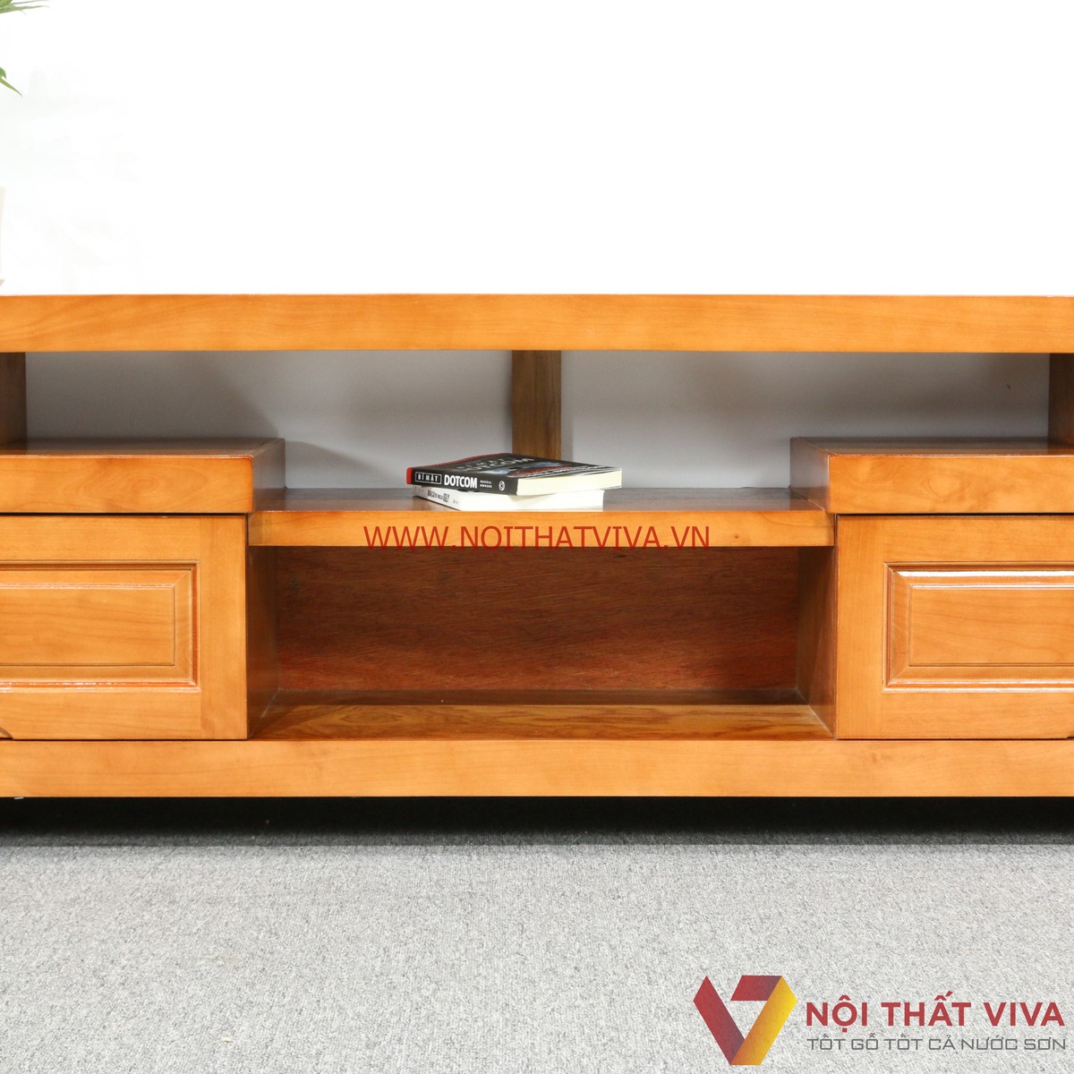 Kệ Tivi Gỗ Xoan Đào Đơn Đẹp Giá Rẻ